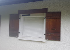 Volet roulant rénovation avec volets battants bois